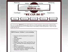 Tablet Screenshot of mepco-inc.com